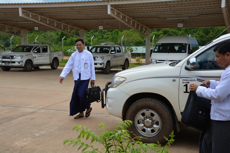 Management and Myanmar Labor visit ZOC 303