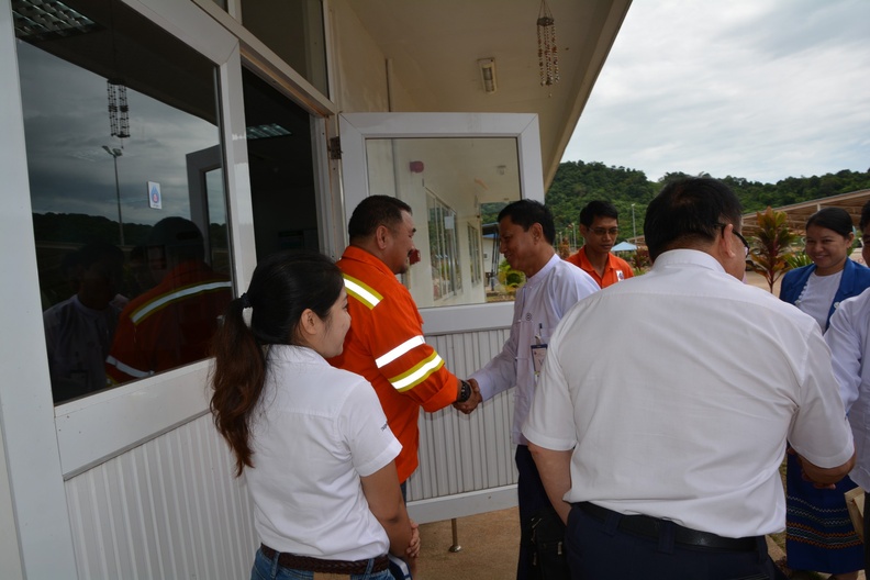 Management and Myanmar Labor visit ZOC 305