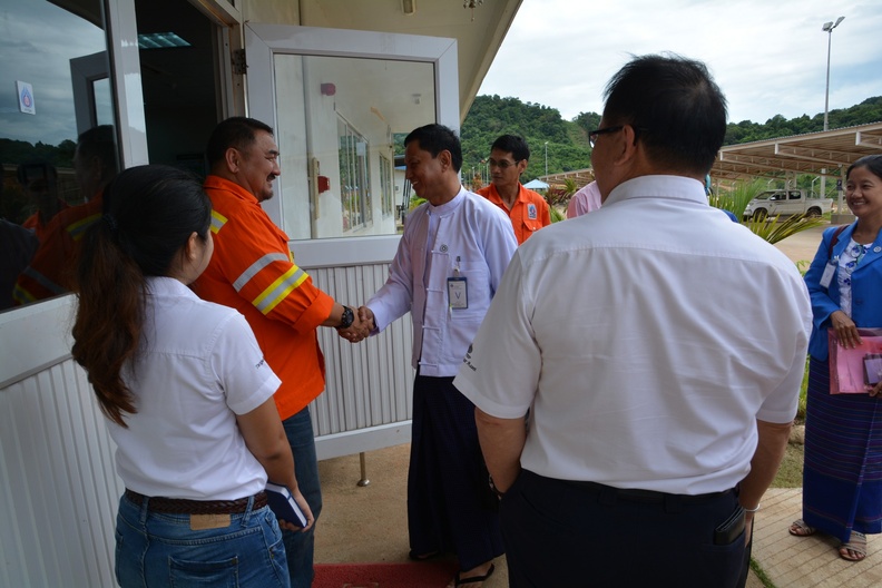 Management and Myanmar Labor visit ZOC 306