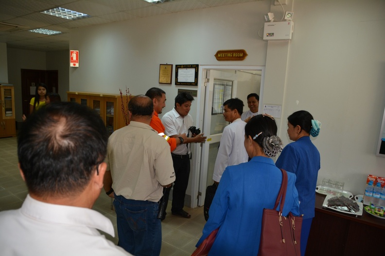 Management and Myanmar Labor visit ZOC 309
