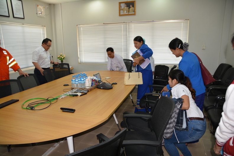 Management and Myanmar Labor visit ZOC 310
