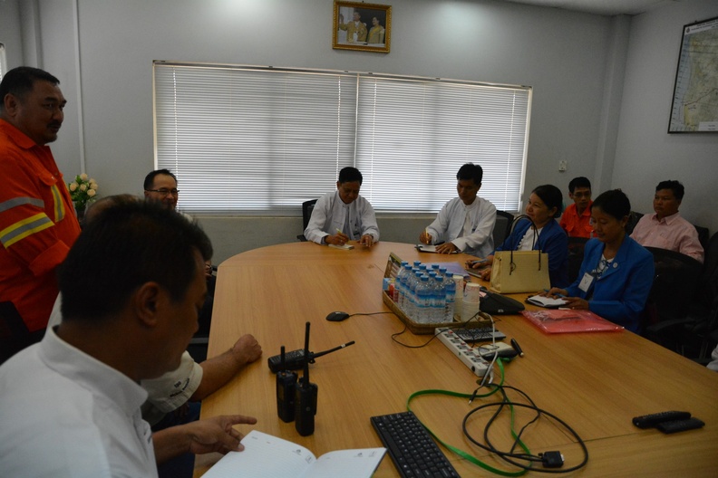 Management and Myanmar Labor visit ZOC 315