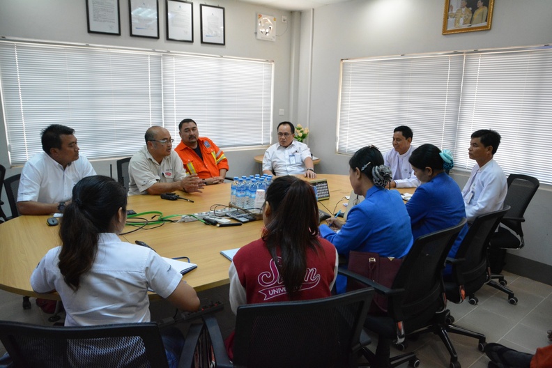 Management and Myanmar Labor visit ZOC 319