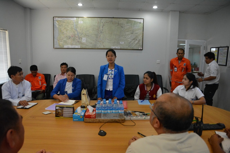 Management and Myanmar Labor visit ZOC 328