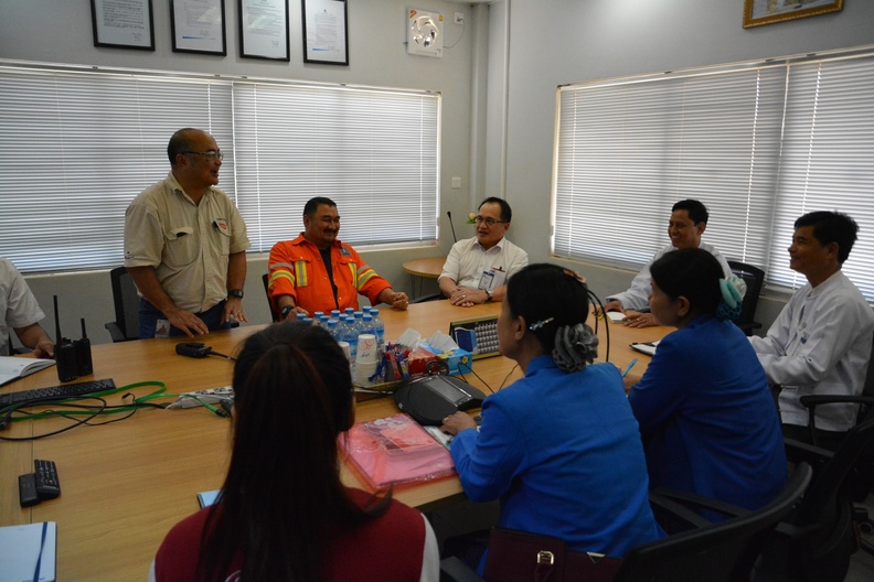 Management and Myanmar Labor visit ZOC 331