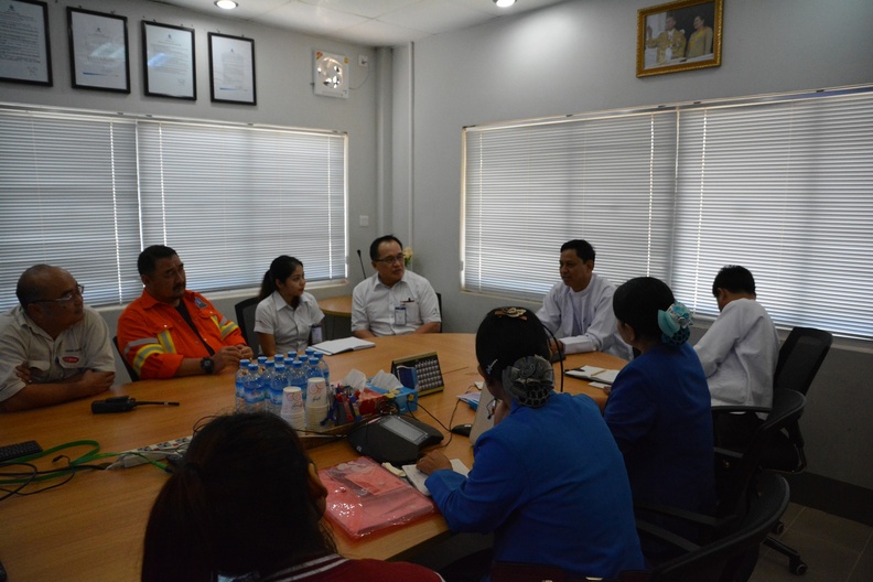Management and Myanmar Labor visit ZOC 336
