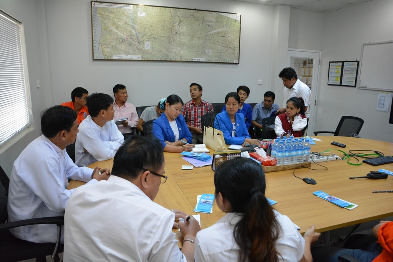 Management and Myanmar Labor visit ZOC 358