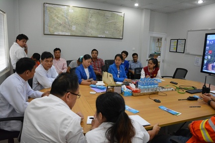 Management and Myanmar Labor visit ZOC 359