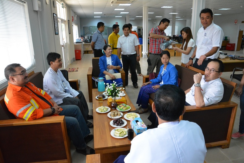 Management and Myanmar Labor visit ZOC 369