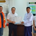 Management and Myanmar Labor visit ZOC 383